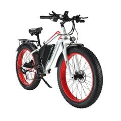 Электровелосипед Philodo H7, 26", белый, 1000Вт, 17,5Ач цена и информация | Электровелосипеды | kaup24.ee