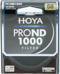 Hoya нейтрально-серый фильтр ND1000 Pro 58мм цена и информация | Фильтр | kaup24.ee