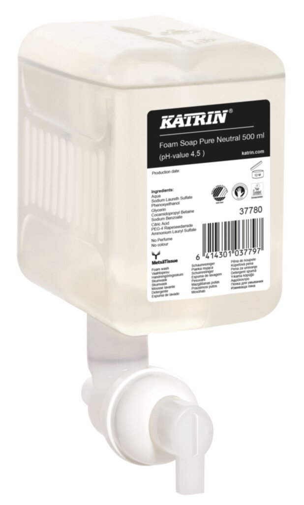 Seebivaht Katrin Pure Neutral, 500 ml hind ja info | Seebid | kaup24.ee