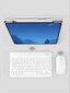 Juhtmevaba klaviatuuri ja hiire komplekt Apple, Electronics LV-171, valge hind ja info | Klaviatuurid | kaup24.ee