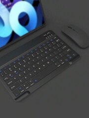Juhtmevaba klaviatuuri ja hiire komplekt Apple, Electronics LV-170, must цена и информация | Клавиатуры | kaup24.ee
