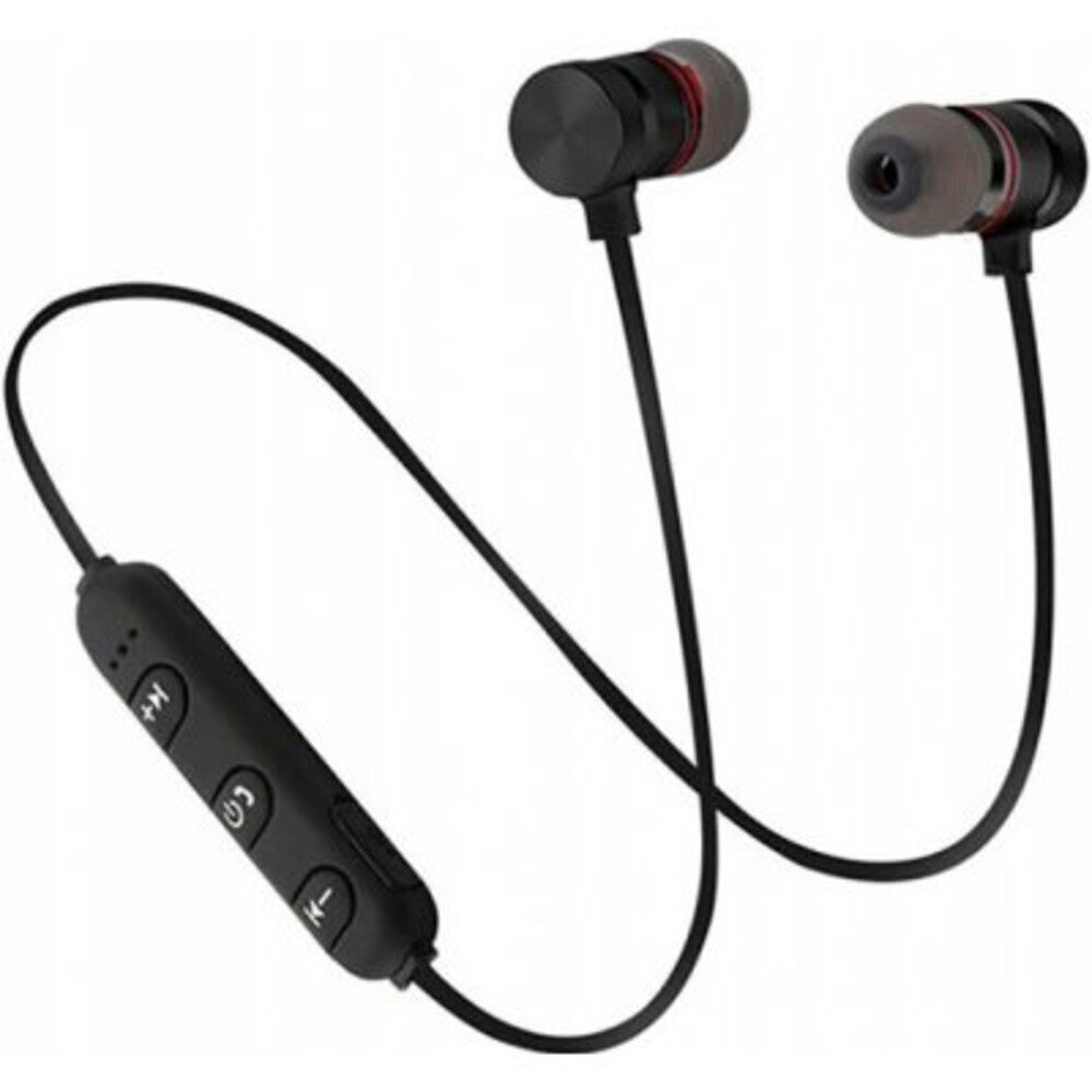 Juhtmeta spordikõrvaklapid BestSin Sports Magnetic Bluetooth mikrofoniga must hind ja info | Kõrvaklapid | kaup24.ee