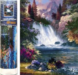 Teemantikandiga mosaiik Waterfall, 30x40 cm цена и информация | Алмазная мозаика | kaup24.ee