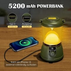 Yonktoo LED matkalatern 5200mAh hind ja info | Valgustid ja lambid | kaup24.ee