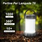 Wepai LED matkalamp 1000LM, must hind ja info | Valgustid ja lambid | kaup24.ee