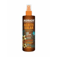 Päikesekaitseõli Agrado Spf 8, 250 ml hind ja info | Agrado Kosmeetika, parfüümid | kaup24.ee