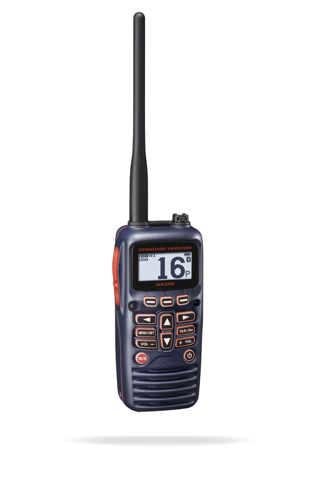 Standard Horizon HX-320E VHF 6W BT käsiraadiosaatja, ujuv цена и информация | Raadiosaatjad | kaup24.ee