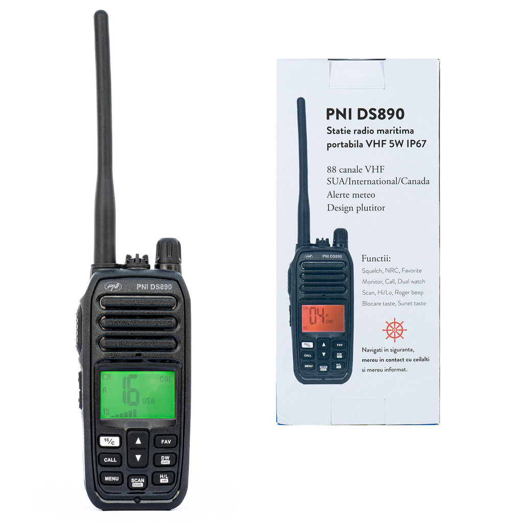 PNI DS890 ujuv käsiraadiosaatja, 1800mAh aku, IP67 hind ja info | Raadiosaatjad | kaup24.ee