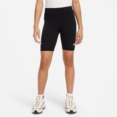 Lühikesed püksid tüdrukutele Nike Sportswear Jr. DX5066-010, must hind ja info | Tüdrukute lühikesed püksid | kaup24.ee