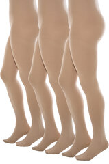 Naiste sukkpüksid Aurellie, naturaalsed, 60 DEN, 3 paari цена и информация | Kолготки | kaup24.ee