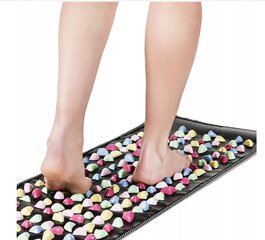 Массажный коврик для ног Qmed, 175x35 см, черный цена и информация | Аксессуары для массажа | kaup24.ee