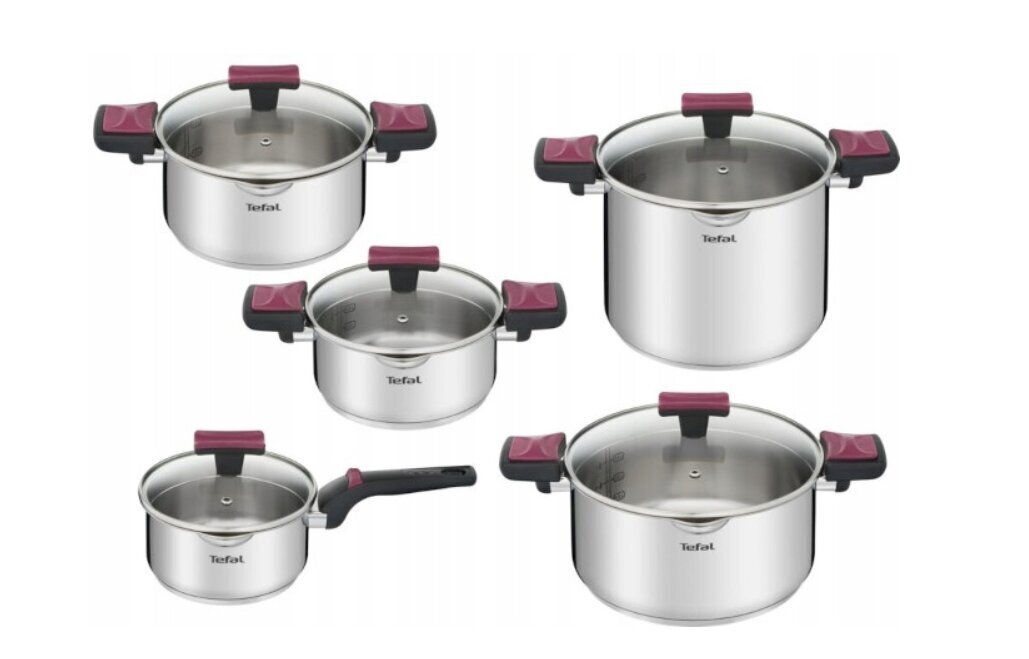 Tefal pottide ja pannide komplekt Cook&Clip G723SA74, 20 tk цена и информация | Potid ja kiirkeedupotid | kaup24.ee