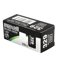 Patareid Maxell 329 / SR731SW 10 tk hind ja info | Patareid | kaup24.ee