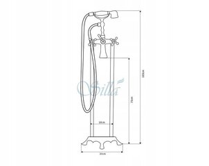 Vannisegisti Silla 1071 hind ja info | Vannitoa segistid | kaup24.ee