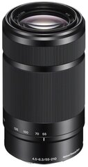 Objektiiv Sony SEL-55210/B - E 55-210mm F4.5-6.3 OSS цена и информация | Sony Фотоаппараты, аксессуары | kaup24.ee