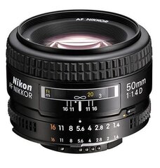 Objektiiv Nikon AF Nikkor 50mm f/1.4D цена и информация | Объективы | kaup24.ee