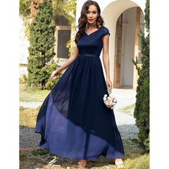 Платье-макси  DressTells темно-синее цена и информация | Платья | kaup24.ee