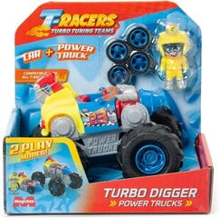 Sõiduki komplekt T-Racers Power Trucks Turbo Digger 2-in-1 hind ja info | Poiste mänguasjad | kaup24.ee