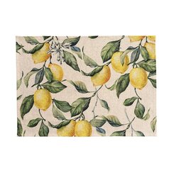 Lemon Linen laudlina, Hortensias Home, 140x140 cm, lina ja puuvill цена и информация | Скатерти, салфетки | kaup24.ee