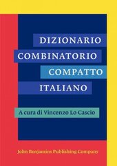 Dizionario Combinatorio Compatto Italiano hind ja info | Võõrkeele õppematerjalid | kaup24.ee