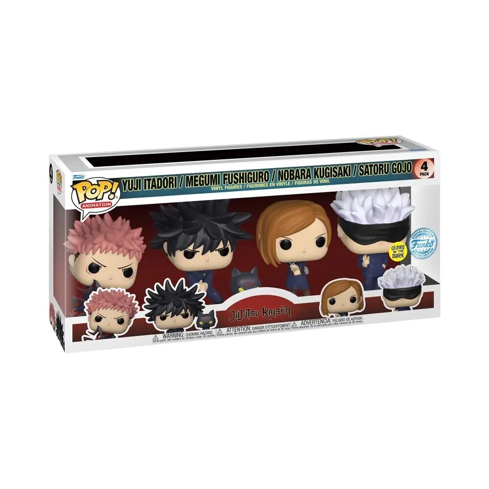 Kujude komplekt Funko Pop! Jujutsu Kaisen, 4 tk. hind ja info | Fännitooted mänguritele | kaup24.ee