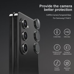 Nillkin CLRFilm Camera Tempered Glass for Samsung Galaxy Z Fold 5 5G Black цена и информация | Защитные пленки для телефонов | kaup24.ee