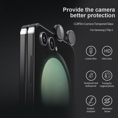 Nillkin CLRFilm Camera Tempered Glass for Samsung Galaxy Z Flip 5 5G Black цена и информация | Защитные пленки для телефонов | kaup24.ee