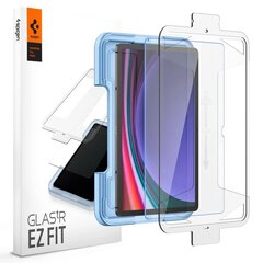 TEMPERED GLASS Spigen GLAS.TR "EZ FIT" GALAXY TAB S9 11.0 X710 | X716B CLEAR цена и информация | Аксессуары для планшетов, электронных книг | kaup24.ee