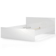 Кровать двуспальная Aatrium Naia, 206x166x80 см, белая цена и информация | Кровати | kaup24.ee
