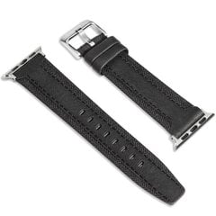 Ремешок для часов TIMBERLAND STRAP BAINBRIDGE L BLACK LEATHER SS 22 mm TDOUL0000402 цена и информация | Женские часы | kaup24.ee