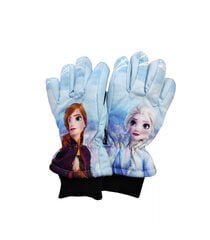 Laste sõrmikud Frozen 181152 01, sinine цена и информация | Шапки, перчатки, шарфы для девочек | kaup24.ee
