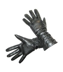 Женские кожаные перчатки Mutka 662331 01 662331*01-8.5, черные цена и информация | Женские перчатки | kaup24.ee