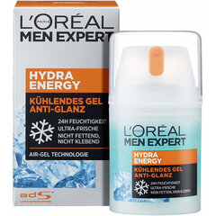 Niisutav geel L'Oréal Paris Men Expert Hydra Energy (50 ml) (Renoveeritud A+) hind ja info | Näopuhastusvahendid | kaup24.ee