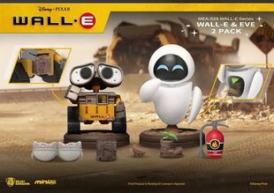 Мини-фигурки Wall-E, 2 шт., серия Wall-E и Eve, 8 см цена и информация | Развивающий мелкую моторику - кинетический песок KeyCraft NV215 (80 г) детям от 3+ лет, бежевый | kaup24.ee