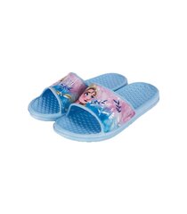 Plätud tüdrukutele Frozen 401362 02, sinine цена и информация | Детские тапочки, домашняя обувь | kaup24.ee