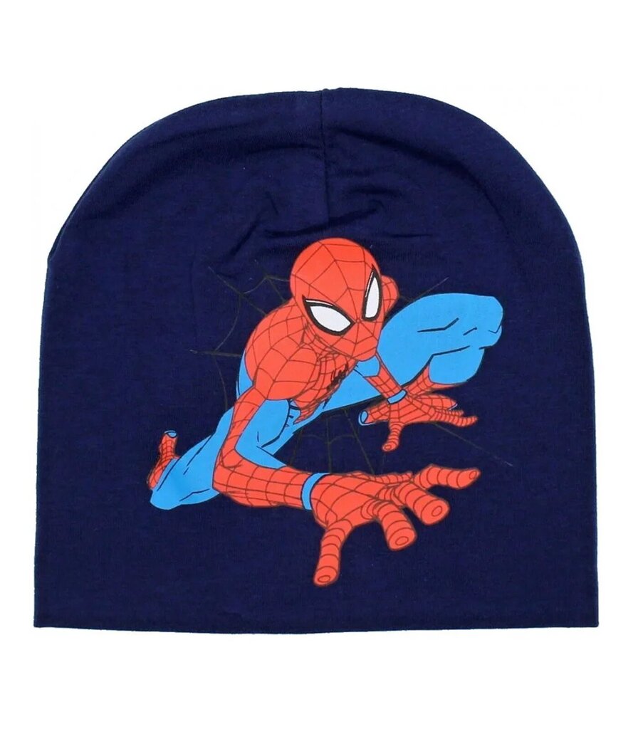 Müts poistele Spiderman 340388 01, sinine hind ja info | Poiste mütsid, sallid, kindad | kaup24.ee