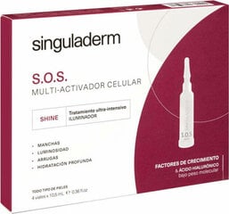 Näo seerumi ampullid Singuladerm S.O.S, 4X 10,5 ml цена и информация | Сыворотки для лица, масла | kaup24.ee