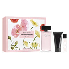 Kosmeetikakomplekt Narciso Rodriguez Musc Noir EDP naistele: parfüümvesi 100 ml + parfüümvesi 10 ml + kehakreem 50 ml hind ja info | Naiste parfüümid | kaup24.ee