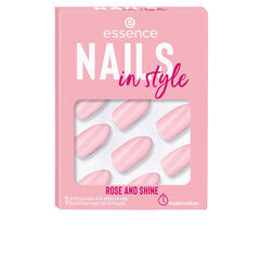 Kunstküüned Essence Nails In Style nr 14 Rose and Shine, 12 tk hind ja info | Maniküüri ja pediküüri tarvikud | kaup24.ee