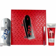 Komplekt Carolina Herrera 212 Men Heroes meestele: dušigeel, 100 ml + EDT, 10 ml + EDT, 90 ml hind ja info | Meeste parfüümid | kaup24.ee