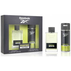 Komplekt Reebok Inspire Your Mind meestele: tualettvesi EDT, 100 ml + deodorant, 150 ml цена и информация | Мужские духи | kaup24.ee