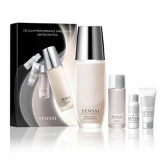 Nahahoolduskomplekt Sensai Cellular Performance Emulsion III, naistele, 4 tk. hind ja info | Näokreemid | kaup24.ee