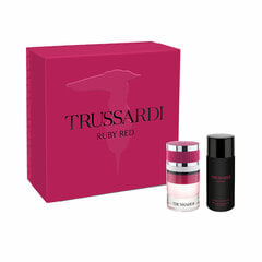 Kosmeetikakomplekt Trussardi Ruby Red EDP naistele: parfüümvesi 60 ml + kehakreem 125 ml hind ja info | Naiste parfüümid | kaup24.ee