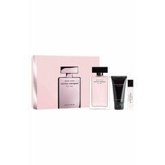 Kosmeetikakomplekt Narciso Rodriguez Musc Noir EDP naistele: parfüümvesi 100 ml + parfüümvesi 10 ml + kehakreem 50 ml hind ja info | Narciso Rodriguez Kosmeetika, parfüümid | kaup24.ee