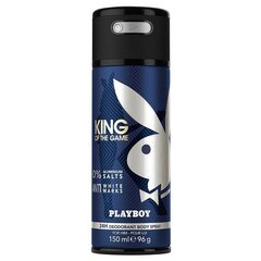 Sreideodorant Playboy King Of The Game meestele, 150 ml hind ja info | Deodorandid | kaup24.ee