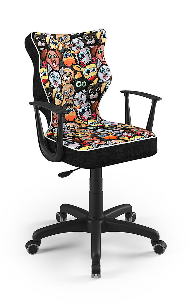 Laste tool Petit BA5, must/värviline hind ja info | Kontoritoolid | kaup24.ee