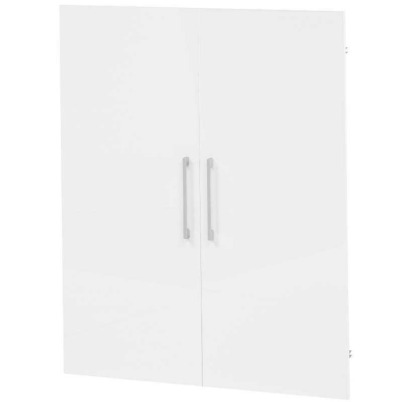 Kapiuksed Aatrium, 84x105 cm, valged hind ja info | Kapid | kaup24.ee