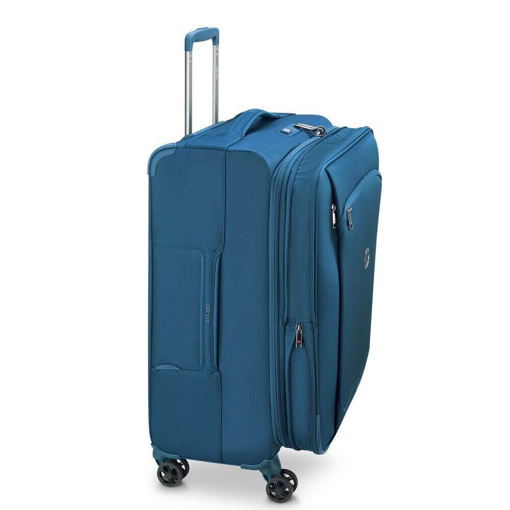 Keskmine topeltratastega kohver Delsey, 68cm, sinine hind ja info | Kohvrid, reisikotid | kaup24.ee