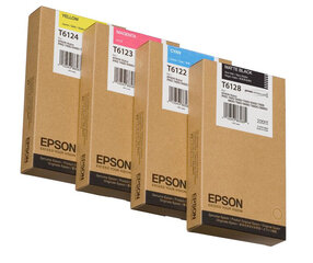 Картридж с оригинальными чернилами Epson T612400, жёлтый цена и информация | Картриджи для струйных принтеров | kaup24.ee