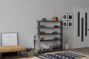 Консоль Asir, 100х120х29,6 см, серый цена и информация | Полки для обуви, банкетки | kaup24.ee
